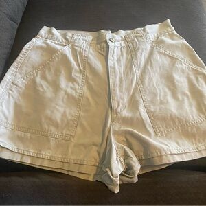 Women's Cream Shorts